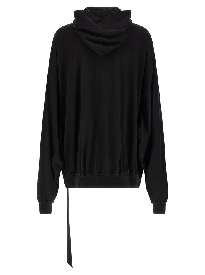 Hun hoodie Black Cotton Sweatshirt