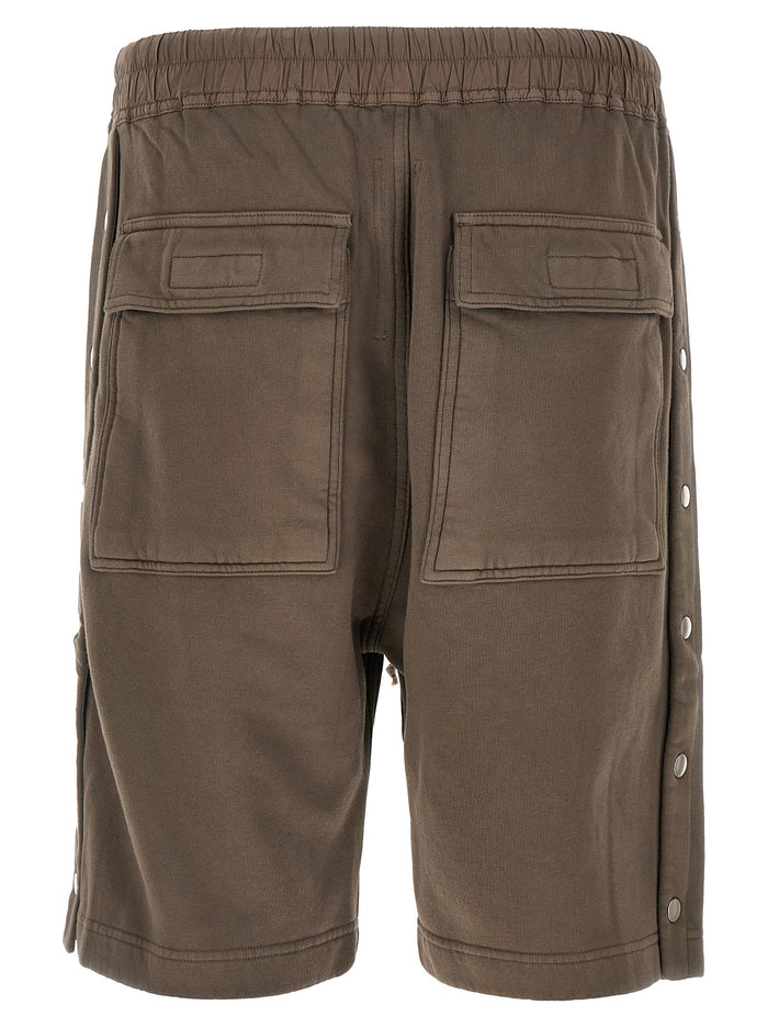 Wide Pusher Short bermuda Gray Cotton Bermuda