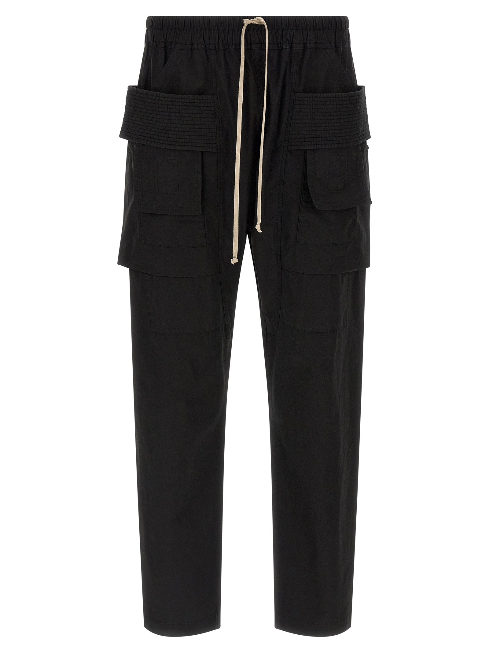 Creatch Cargo Drawstring pants Black Cotton