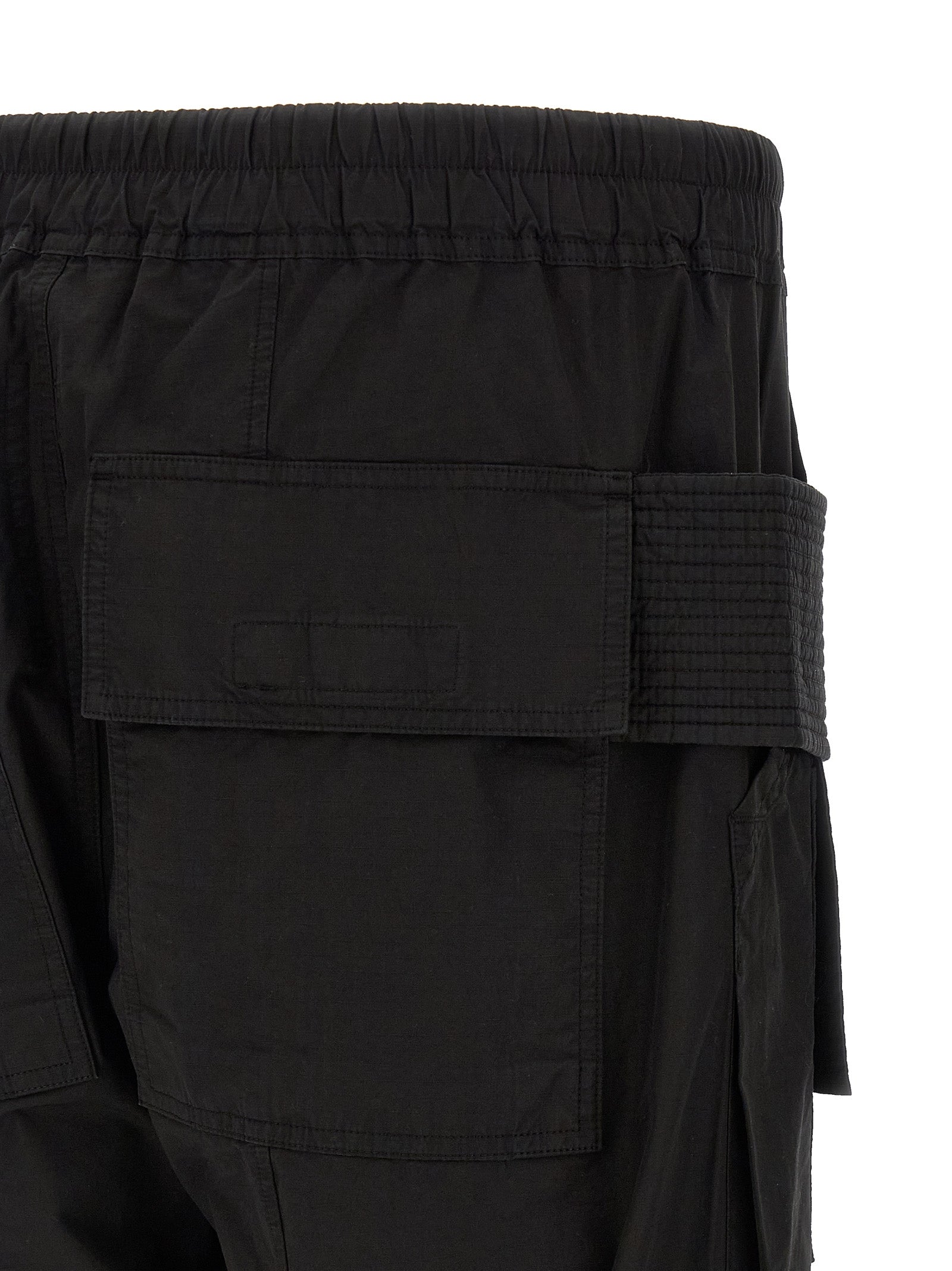 Creatch Cargo Drawstring pants Black Cotton