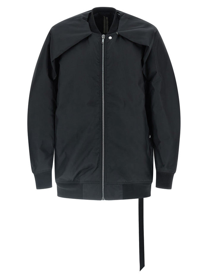 Convertible Jumbo Peter Flight bomber jacket Black Nylon Down Jacket, Parka, Casual