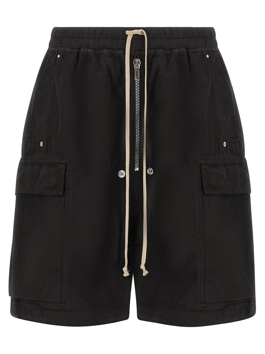 Drkshdw Cargobela Bermuda Shorts — Black