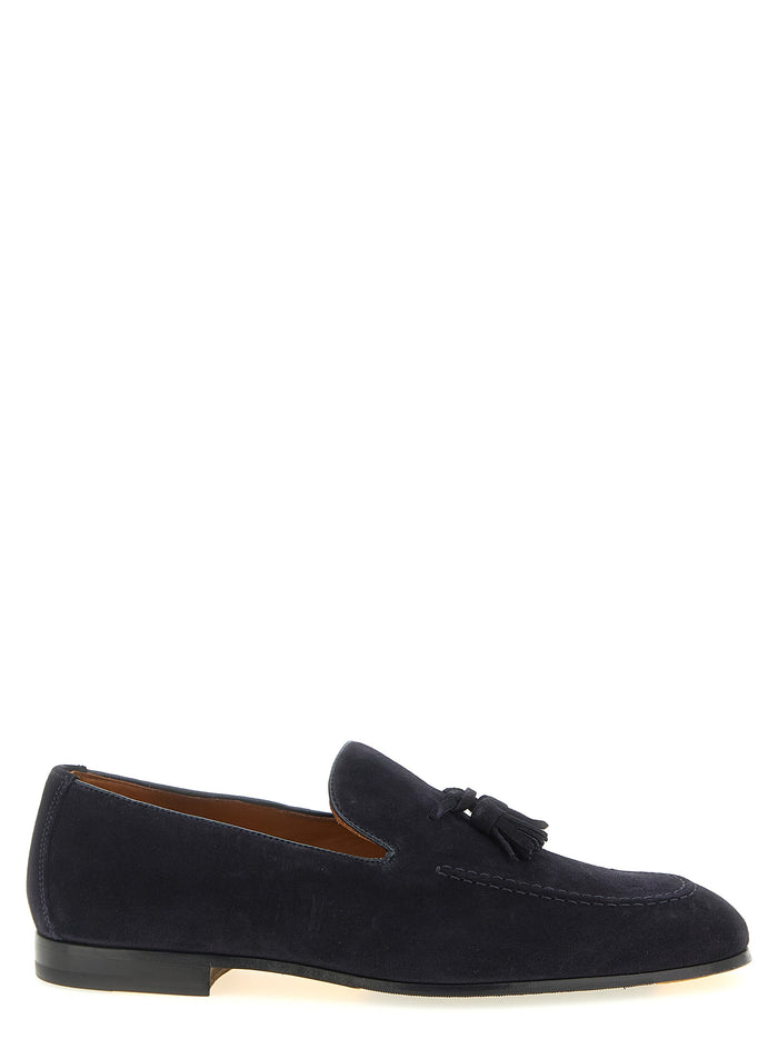 Adler loafers Blue Calfskin Leather (bos Taurus)