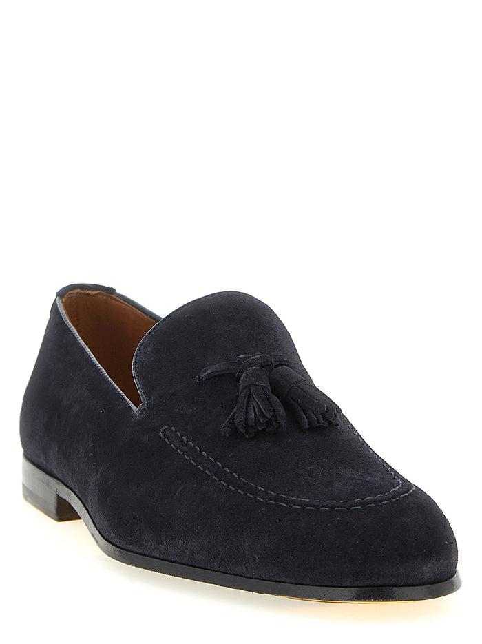 Adler loafers Blue Calfskin Leather (bos Taurus)