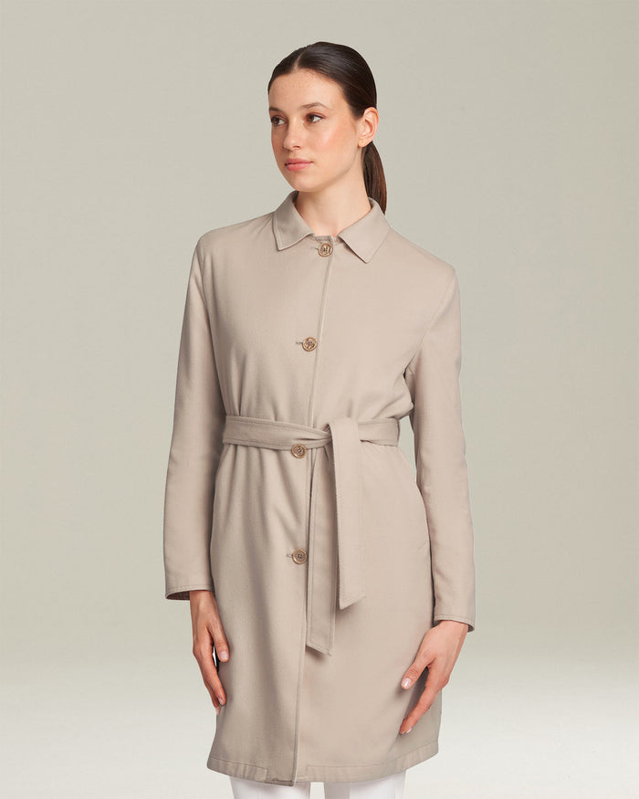 COAT CASHMERE Beige Outerwear