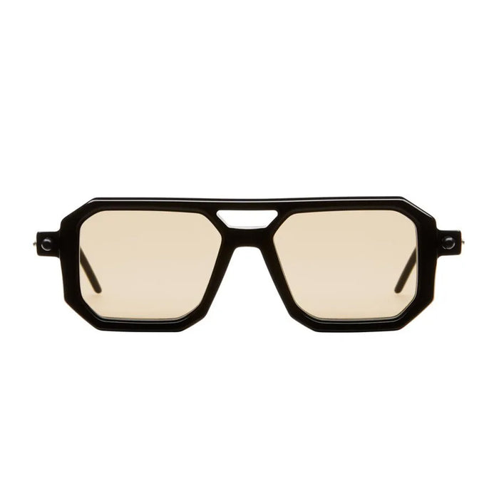 Kuboraum Maske P8 BYB Black Shine- Ivory Nero Acetate Occhiali Da Vista