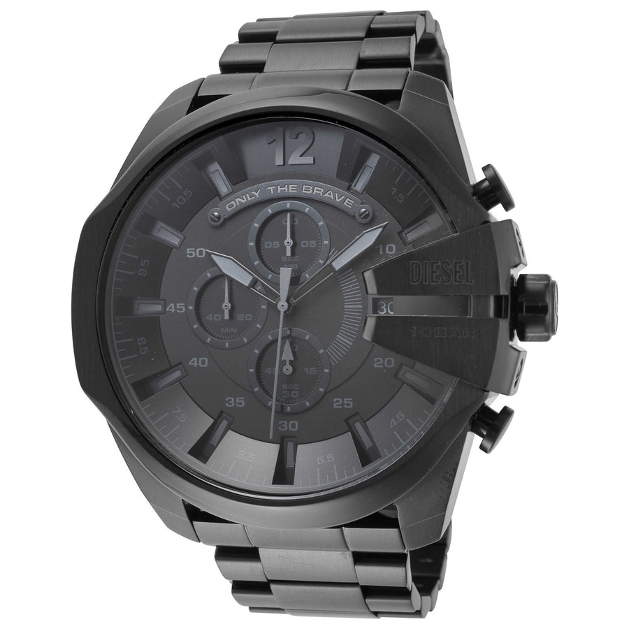 Diesel Mens Mega Chief 51mm Quartz Watch Dz4355 One Color Watches