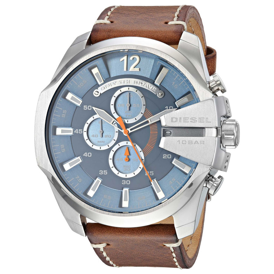 Diesel Mens Mega Chief 51mm Quartz Watch Dz4458 One Color Watches