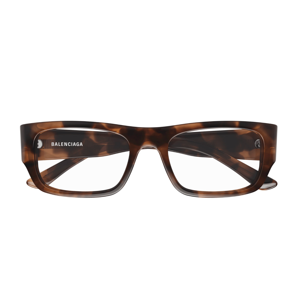 Balenciaga BB0370O Linea Everyday 002 Havana Marrone Acetate Occhiali Da Vista