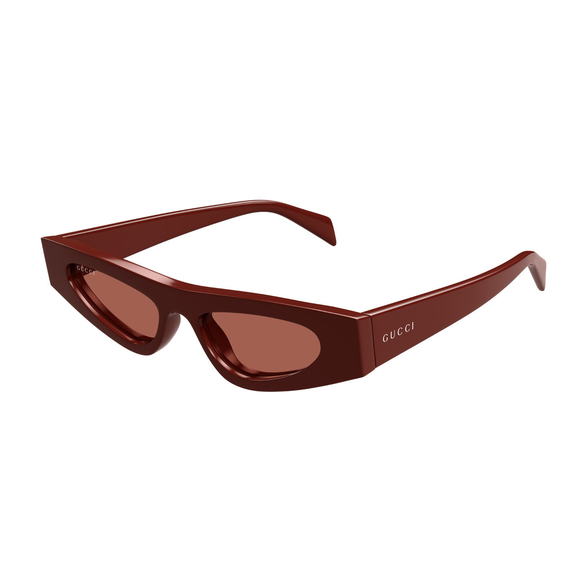 Gucci GG1779S Linea Fashion 003 Burgundy Brown Rosso Acetate Occhiali Da Sole