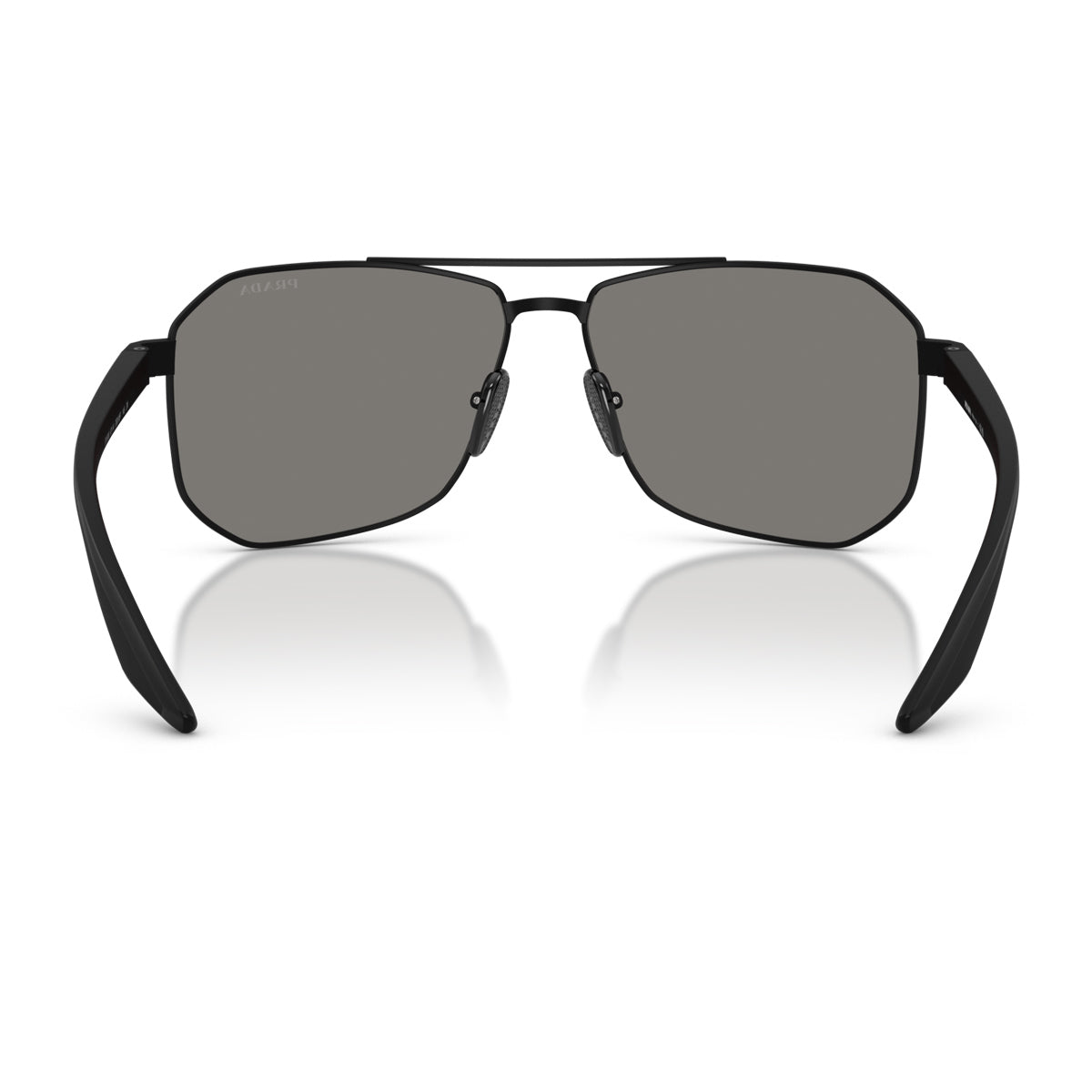 Prada Linea Rossa PS A53S DG008F Gomma Nera Nero Metal Occhiali Da Sole