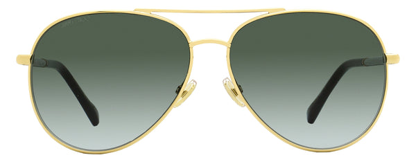Jimmy Choo Devan Metal (Stainless Steel) / Plastic (Acetate) sunglasses in gold