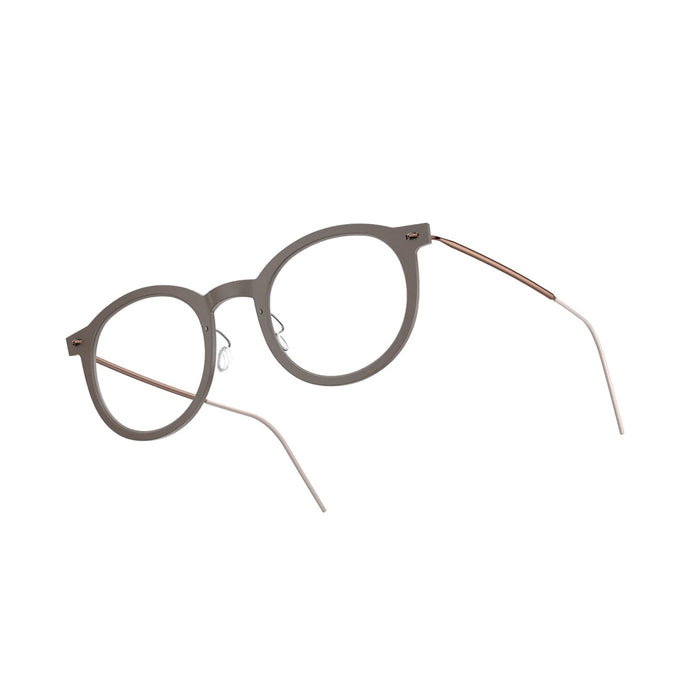 N.O.W. 6636 D17 - PU12 Marrone Acetate/titanium Occhiali Da Vista