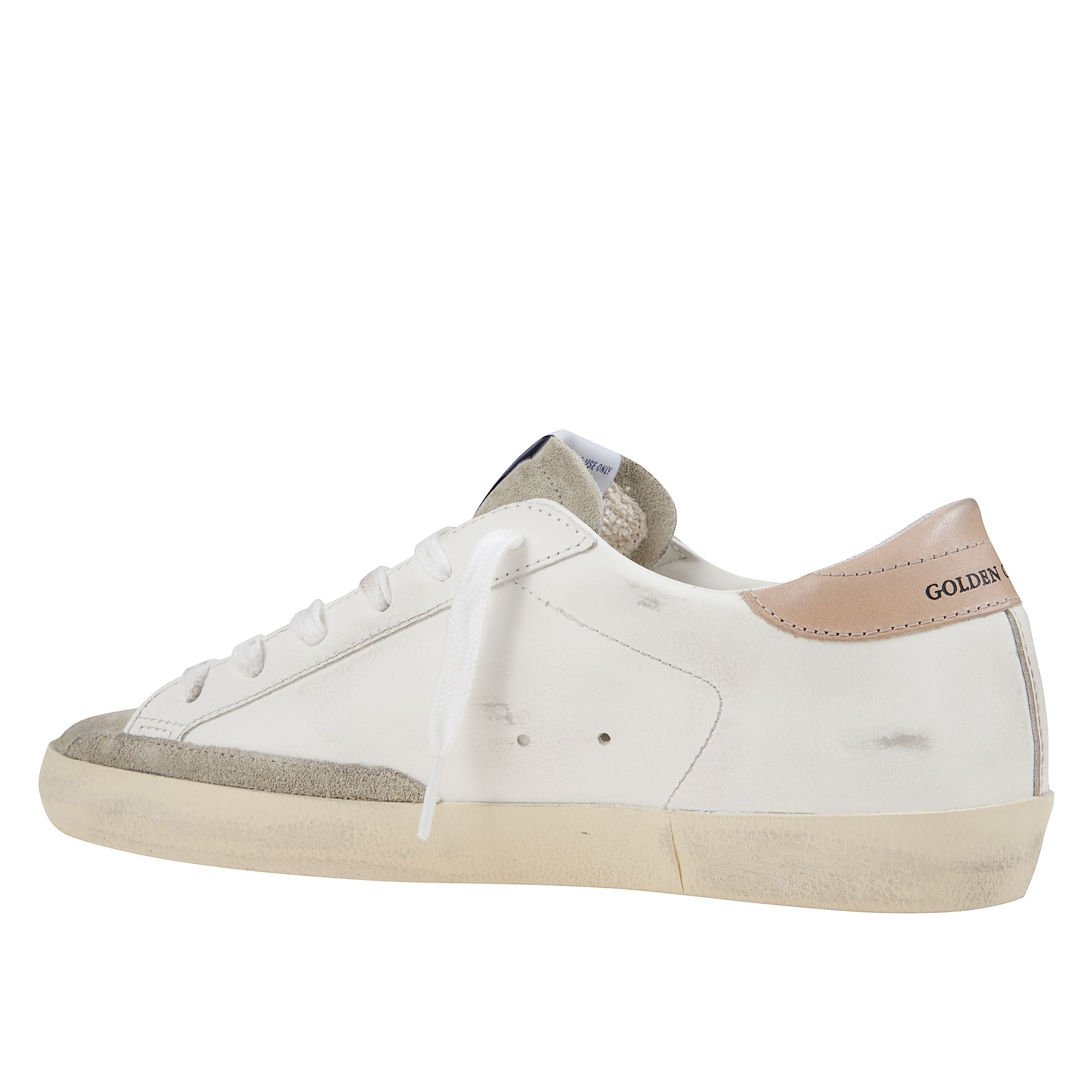 Super-Star White/taupe/black/dove Grey Sneaker