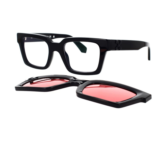 Off White OERI106 CLIP ON 11025 1025 black Nero Acetate Occhiali Vista