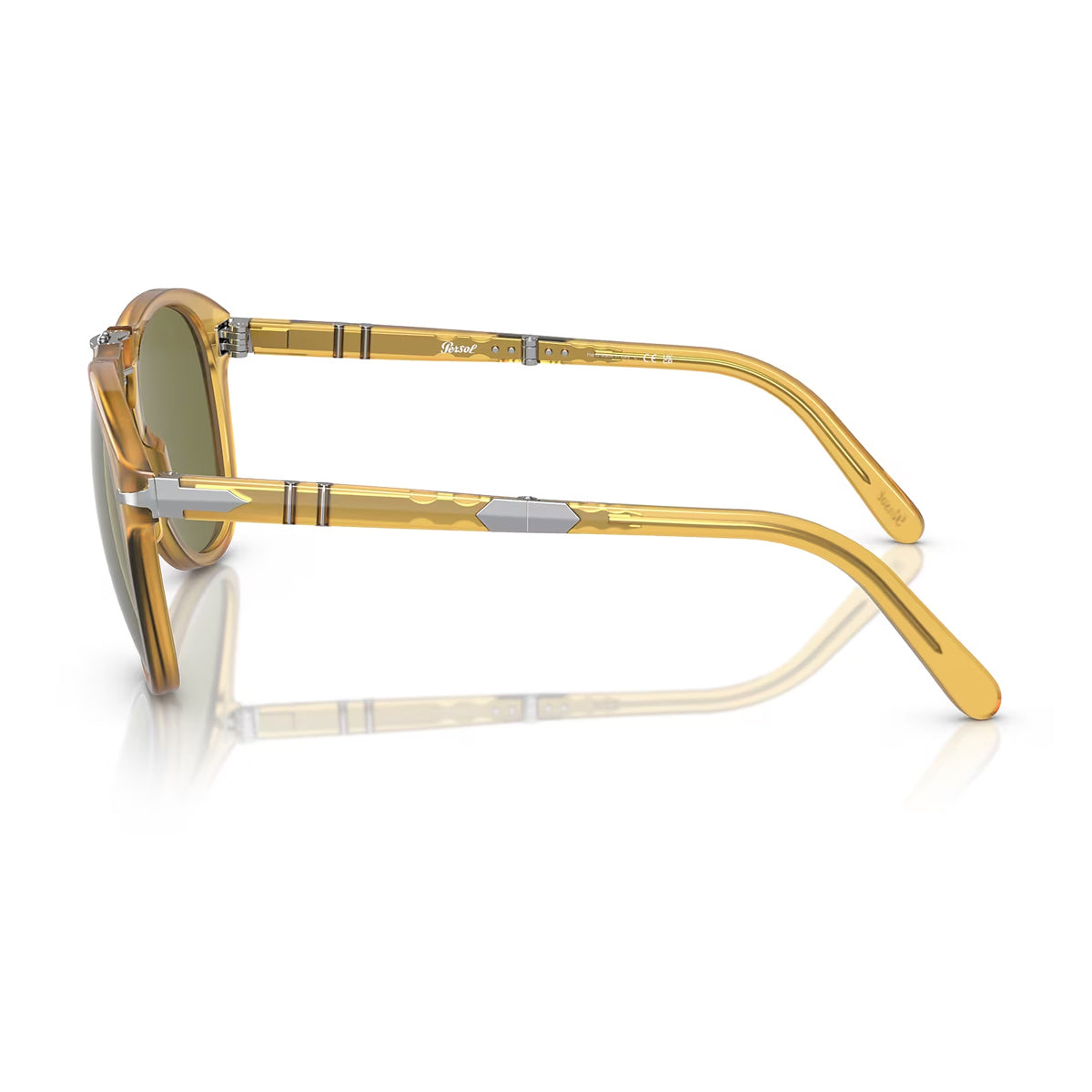 PO714SM 204-P1 Beige Celluloid Occhiali Sole