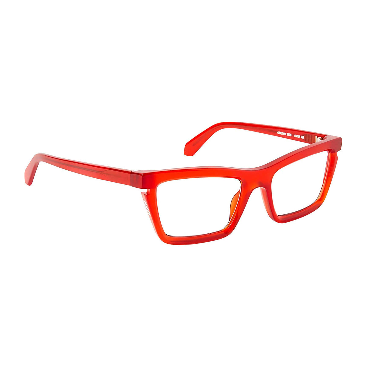 Off White OERJ050 STYLE 50 2500 Red Rosso Acetate Occhiali Da Vista