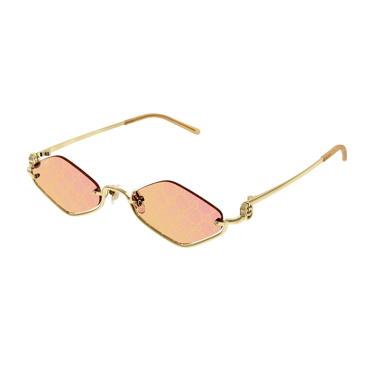 GG1604S LINEA GG LOGO 004 gold yellow Oro Metal Occhiali Sole