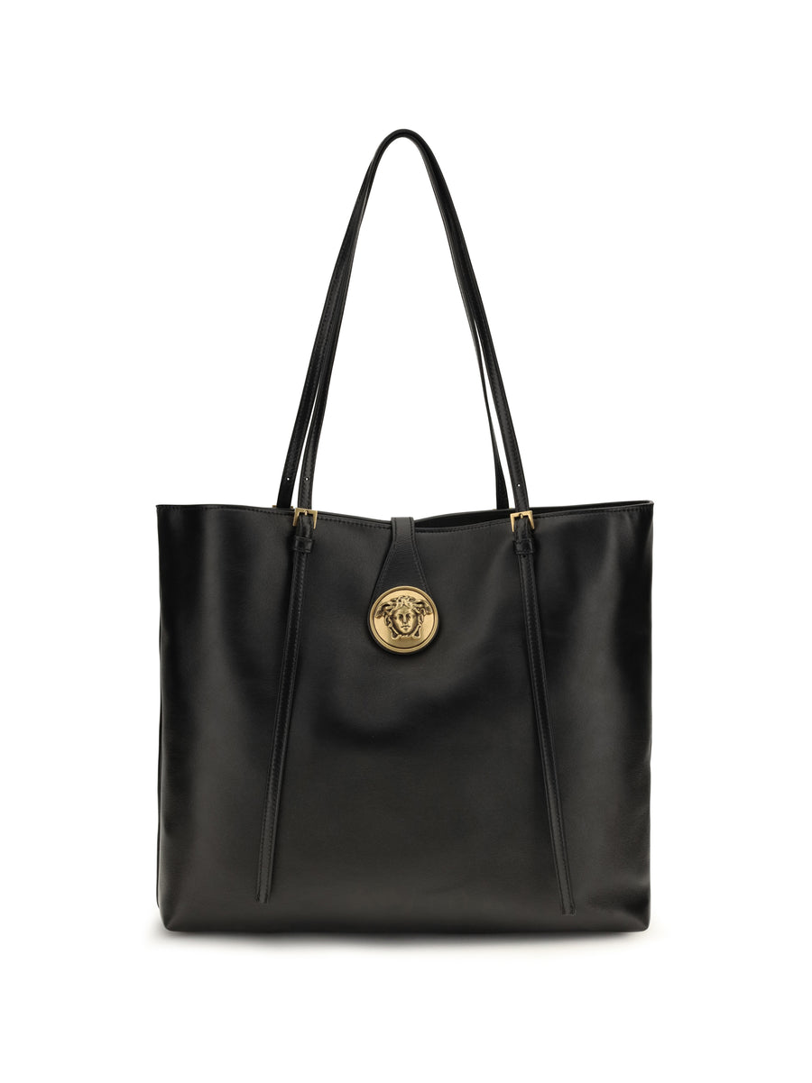 Medusa Tote Bag Black/gold Lamb Ovis Aries