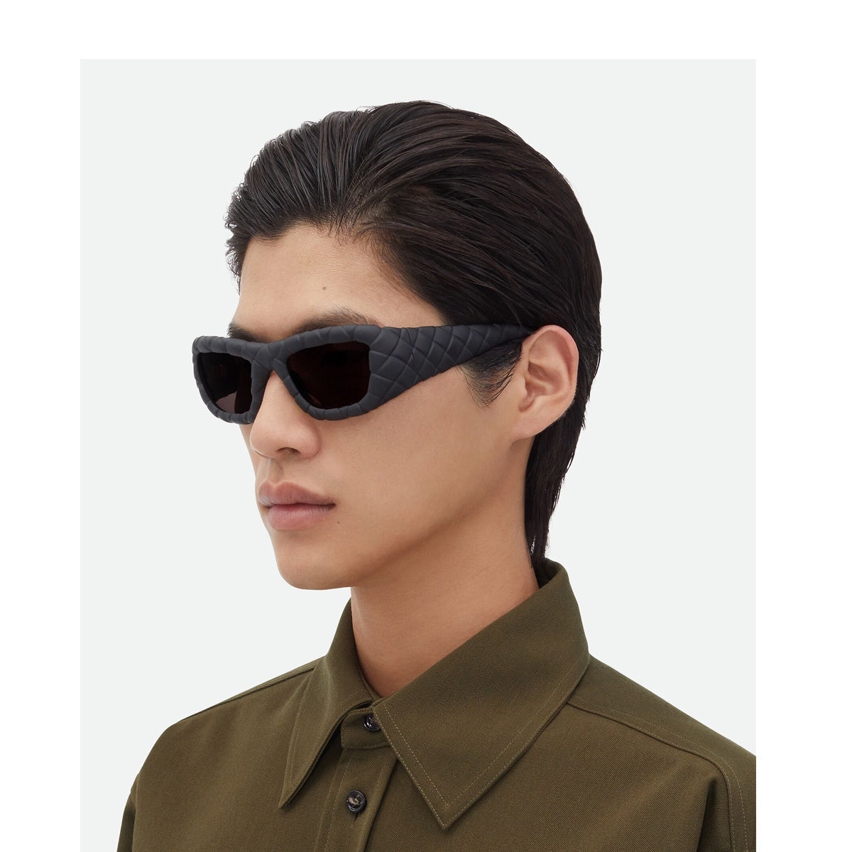 BV1303S LINEA UNAPOLOGETIC 001 Nero Recycled Acetate Occhiali Sole