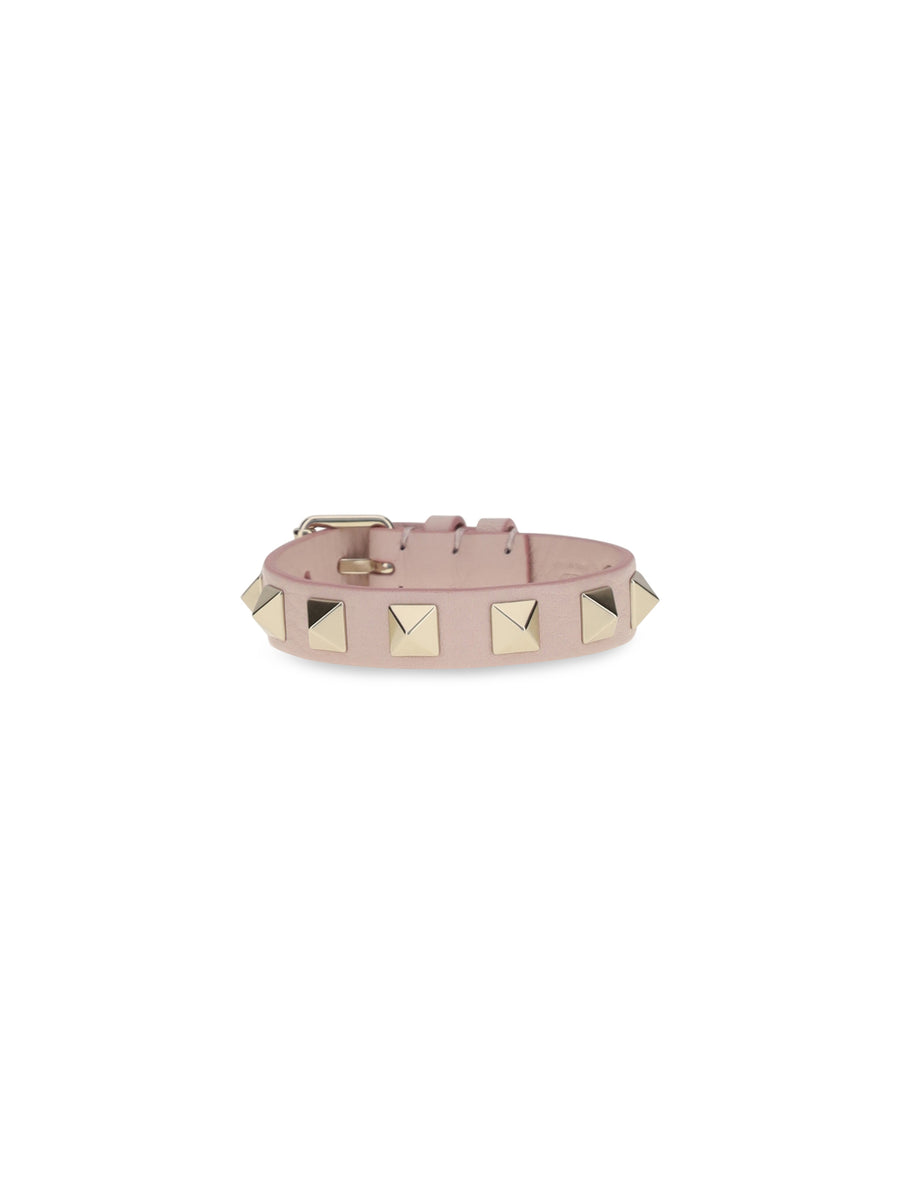 Valentino Garavani 100% calf leather (Bos Taurus) bracelet in pink