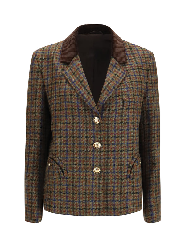 Blazè Milano 82% Merino Wool blazer in brown