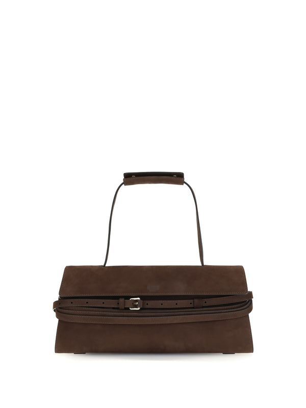 Moschino 100% Calf Leather (Bos Taurus) shoulder bag in brown