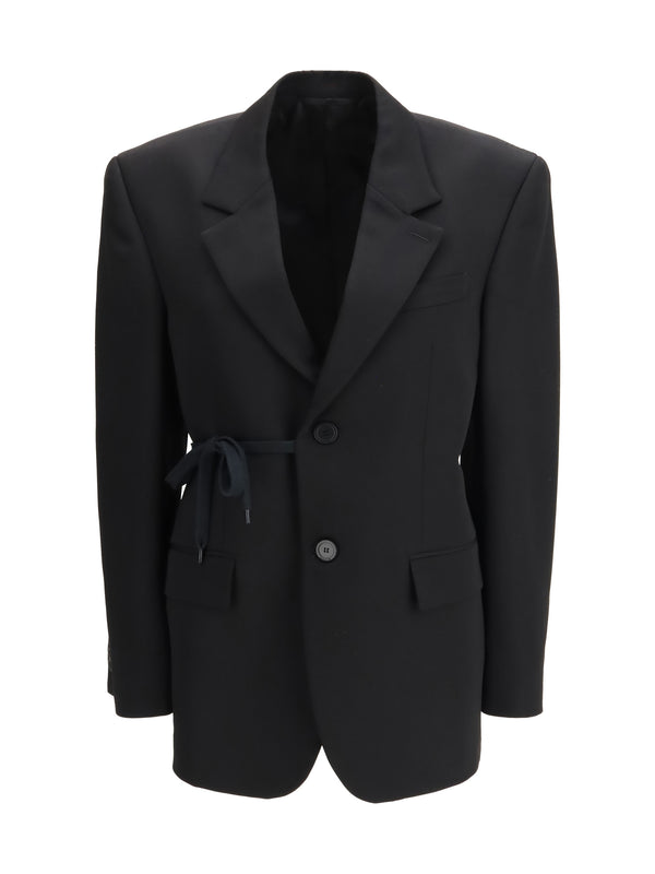 Balenciaga 100% Wool blazer in black