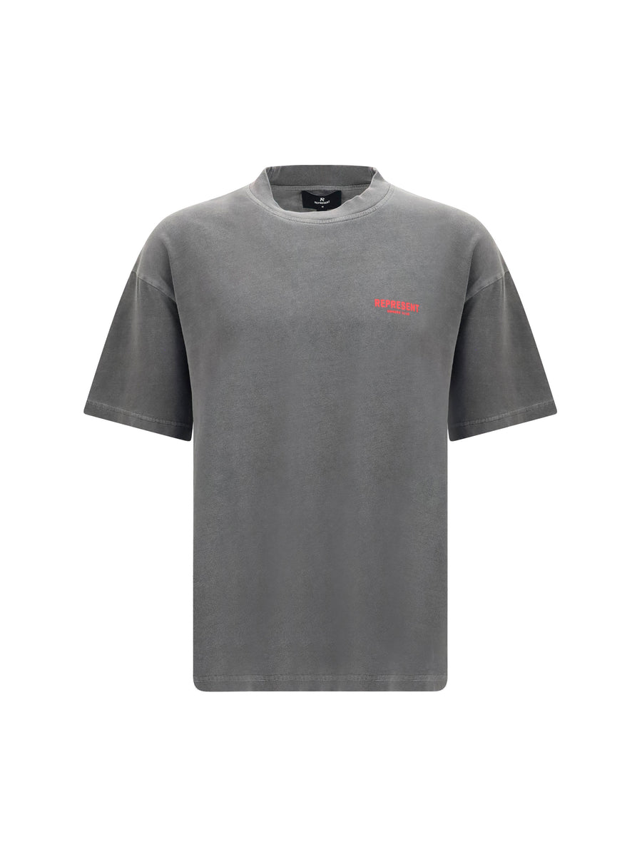 Represent 100% Cotton t-shirt in gray