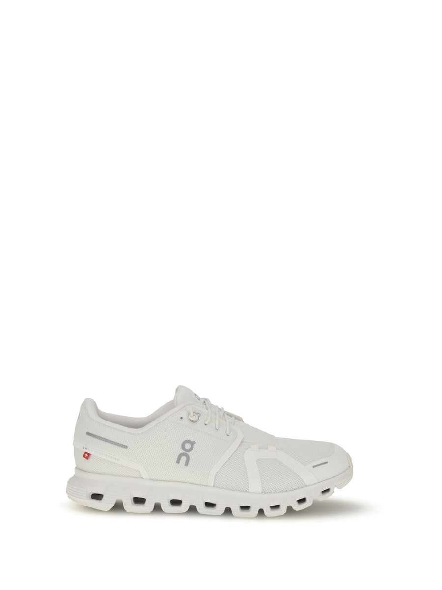 On Upper: 50% recycled polyester sneakers in white