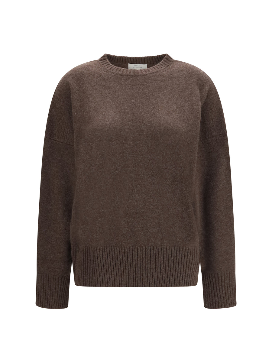 Anton Lds Cashmere Sweater Coffee Kashmir/capra Hircus
