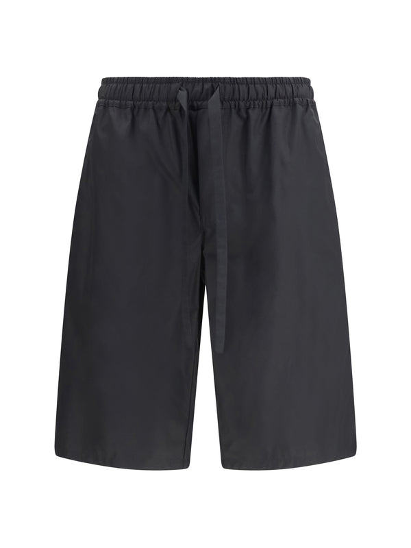 Dolce & Gabbana 100% cotton bermudas in black