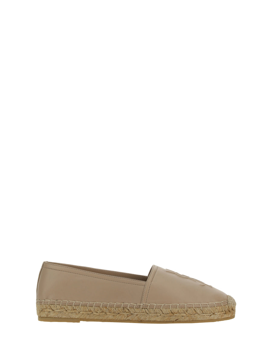 Saint Laurent Upper: 100% Lamb Ovis Aries; Sole: 100% Rubber espadrilles in beige