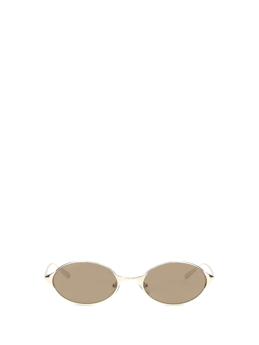 Alexander McQueen A000R6I3330 100% Metal sunglasses in gold