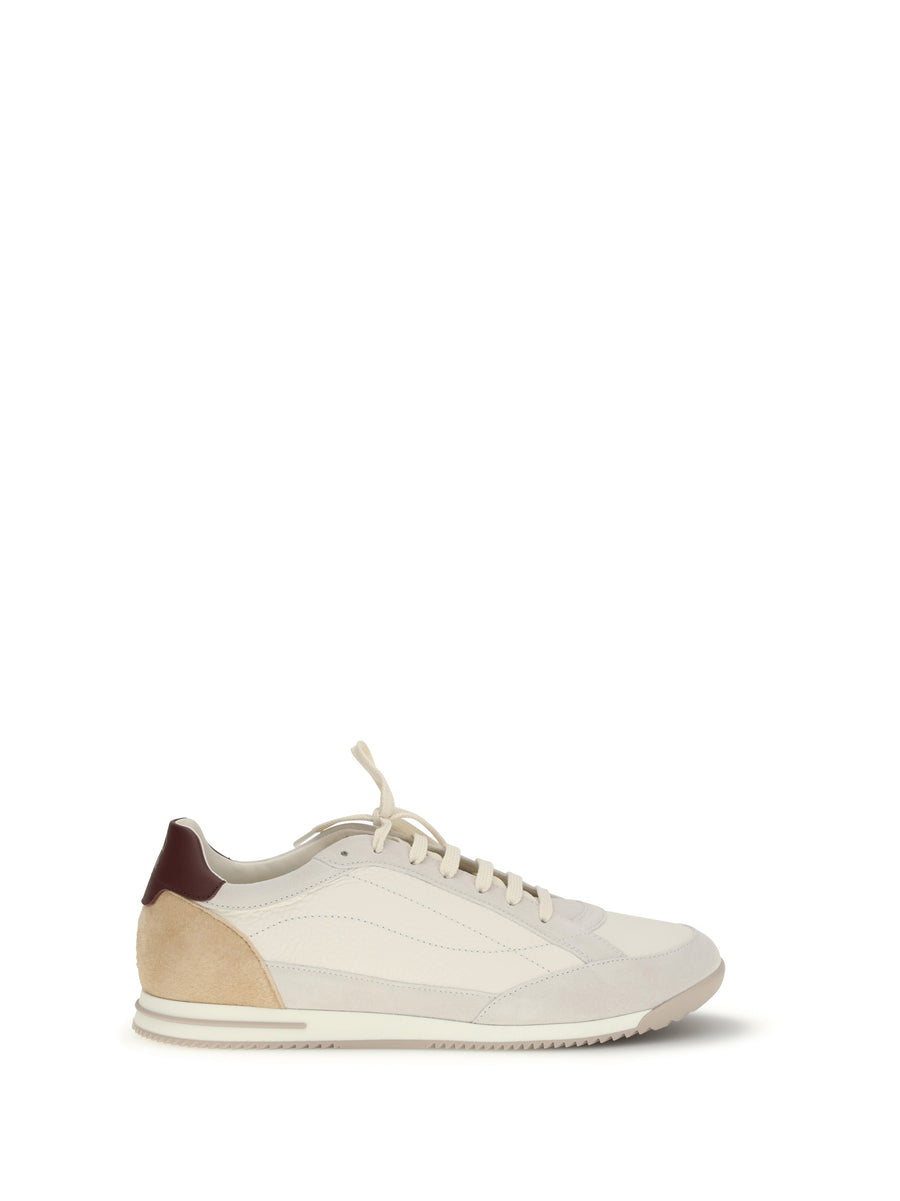 Deer And Suede Sneakers Butter+bianco+naturale+baccanera