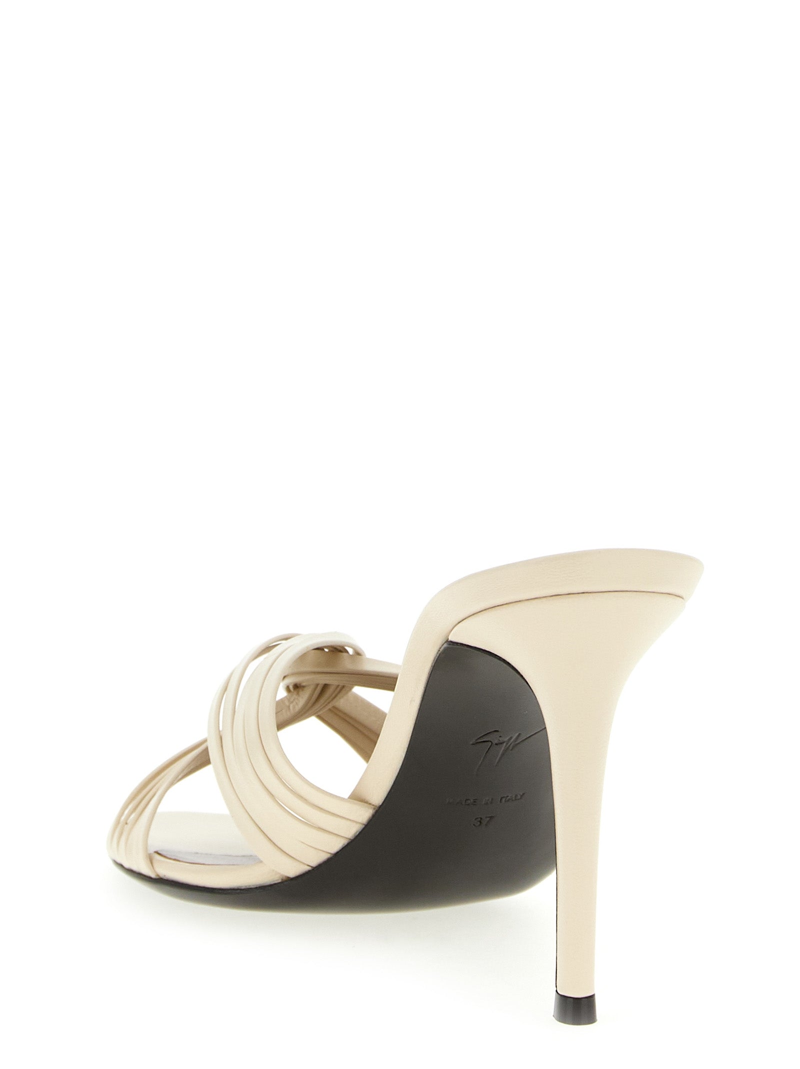 Clandestino sandals White Calfskin Leather (bos Taurus)