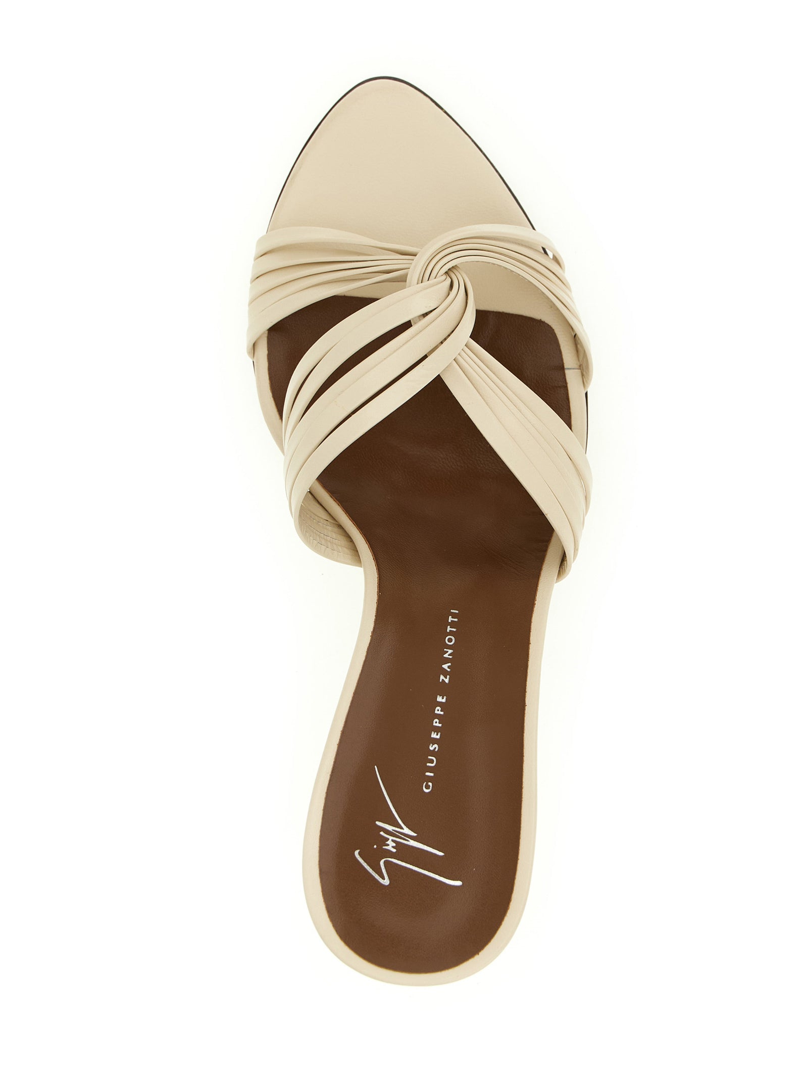 Clandestino sandals White Calfskin Leather (bos Taurus)