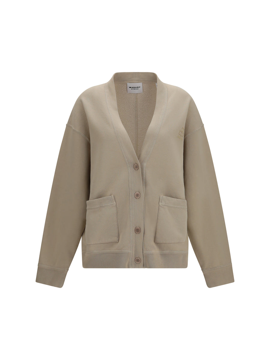 Marant Etoile 88% Cotton cardigan in beige