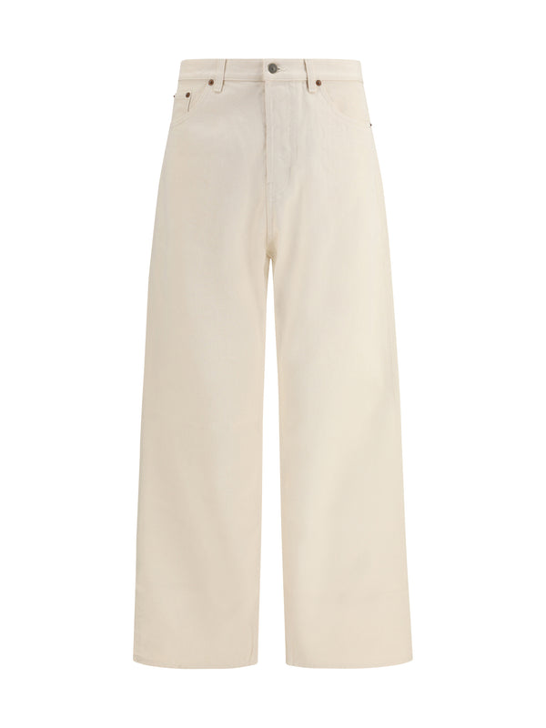 Valentino 100% cotton jeans in beige