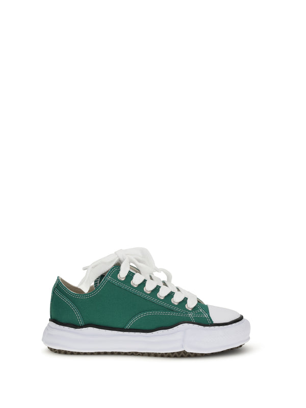 Maison Mihara Yasuhiro Upper: 100% Cotton; Sole: 100% Rubber sneaker in green