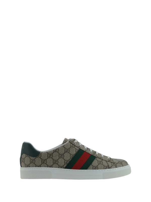 Gucci UPPER: 20% COTTON sneaker in beige