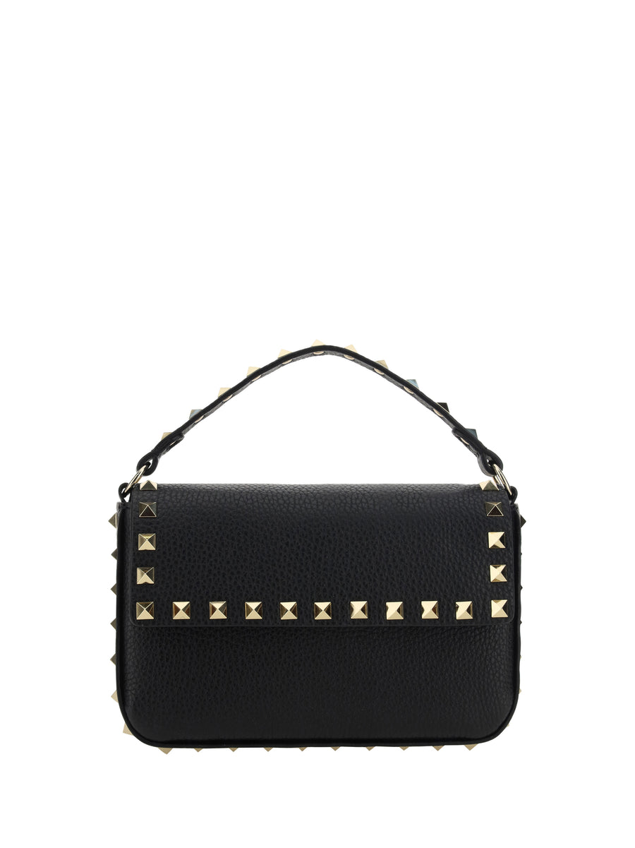 Valentino Garavani 100% calf leather (Bos taurus) shoulder bag in black