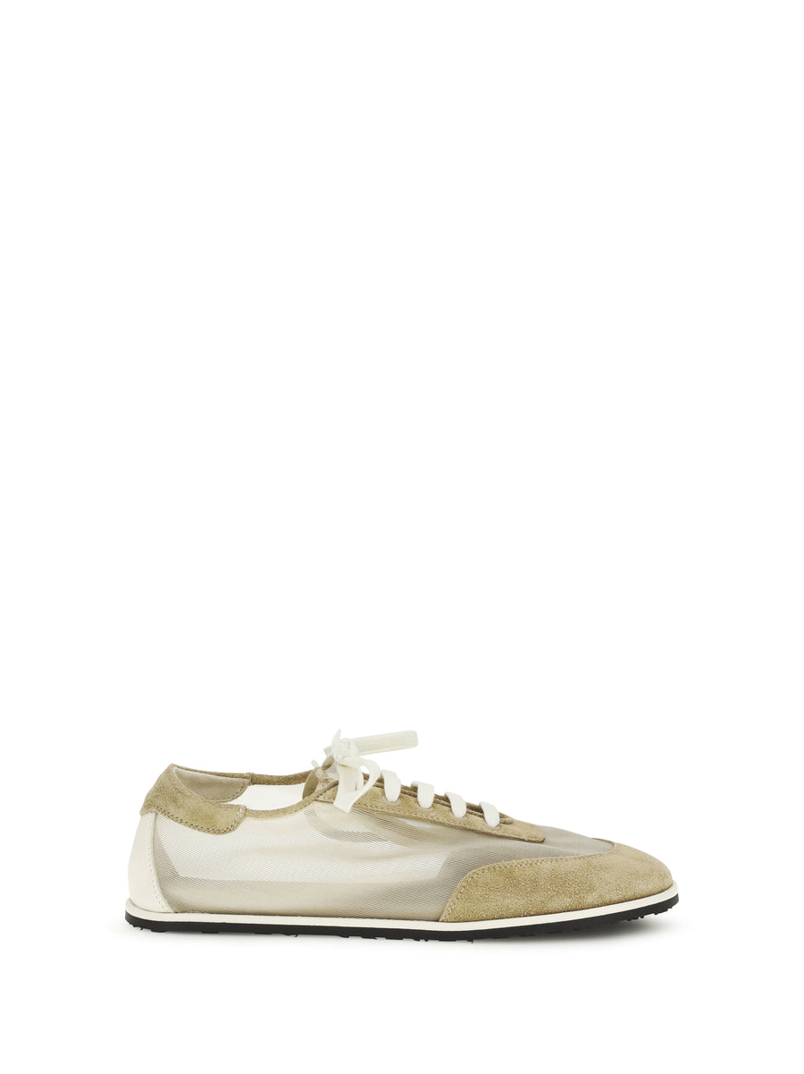 Dear Frances Upper: 50% calf leather sneaker in beige