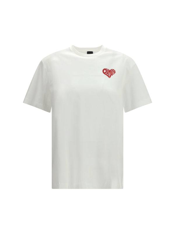 Pinko 100% COTTON t-shirt in white