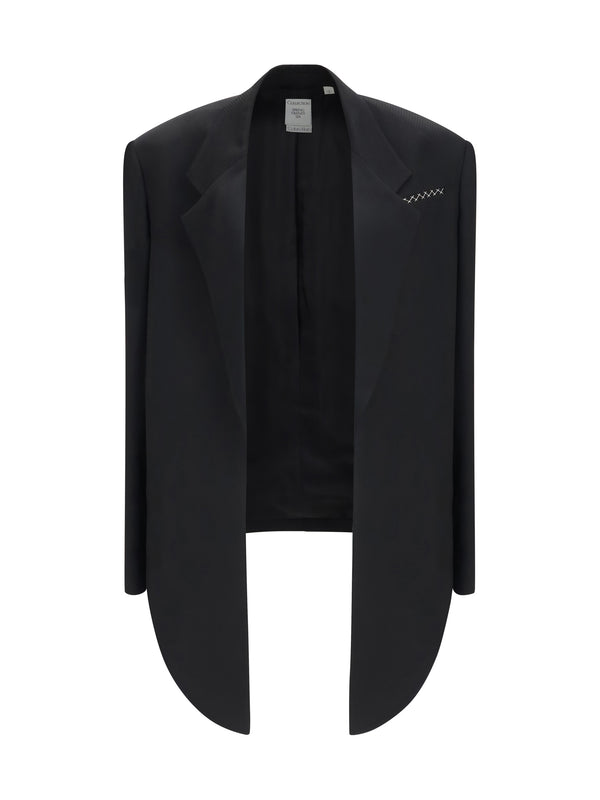 Calvin Klein 100% Viscose blazer in black
