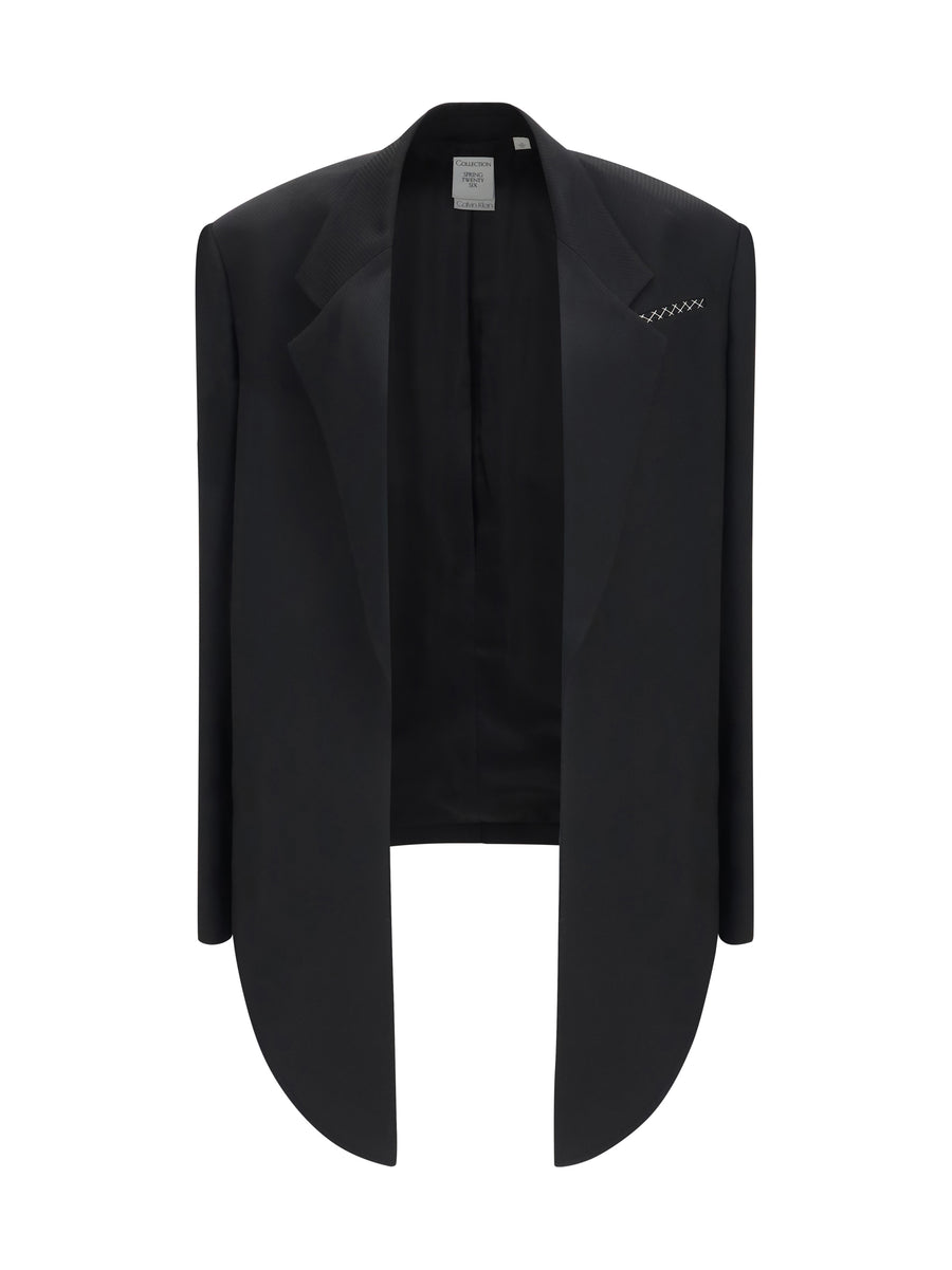 Calvin Klein 100% Viscose blazer in black