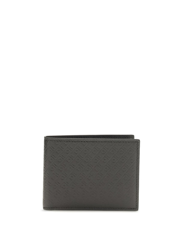Ferragamo 100% Calf Leather Bos Taurus wallet in black