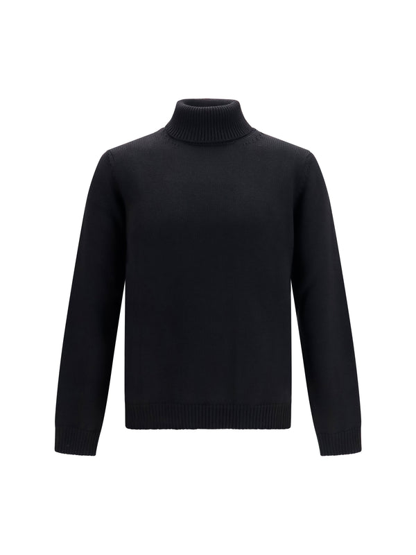Roberto Collina 100% Merino Wool sweater in black