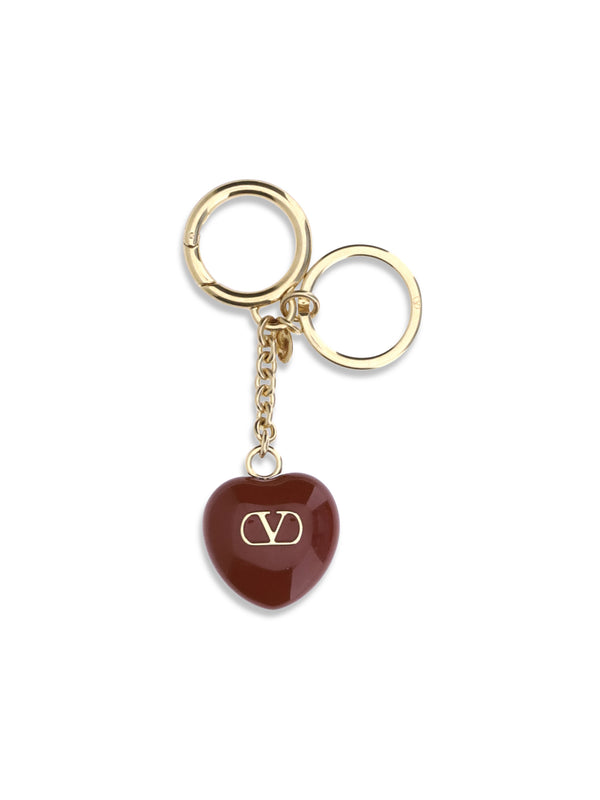 Vlogo Keychain Antique Brass/rosso Brass Keyrings E Chains