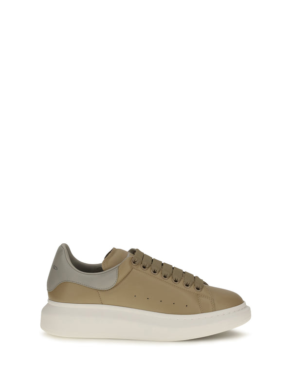 Alexander McQueen Upper: 100% calf leather; Sole: 100% rubber sneaker in beige